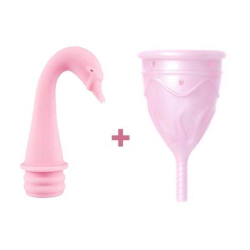 Femintimate Eve Cup размер S - Менструальная чаша с переносным душем, 15 мл - sex-shop.ua